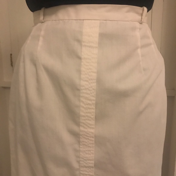 Vintage 50s white skirt Pinup Rockabilly - Picture 10 of 12